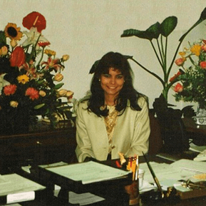 María de Lourdes como Coordinadora Jurisdiccional de Servicios de Salud Pública